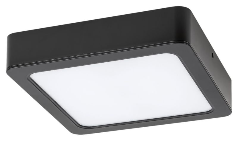Plafon sufitowy Rabalux Shaun2 czarno-biały LED 15W 4000K 1560lm kwadratowy IP20 wym: 3,3 x 16,5 x 16,5 cm - 1 szt.