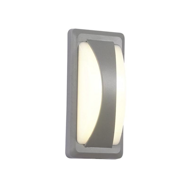 Kinkiet ścienny zewnętrzny V-TAC szary LED 12W 3000K 1160lm IP65 wym: 23 x 11 x 7,6 cm tworzywo sztuczne - 1 szt.
