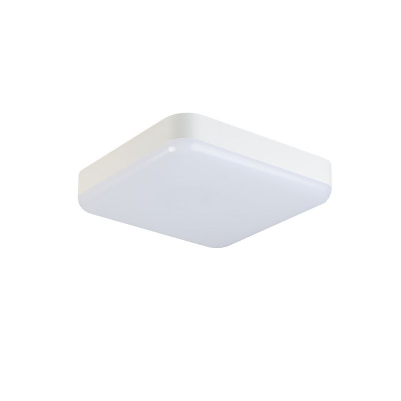 Plafon sufitowy nowoczesny Kanlux Iper biały LED 26W 4000K 3120lm czujnik IP65 wym: 5,5 x 26 x 26 cm tworzywo sztuczne - 1 szt.