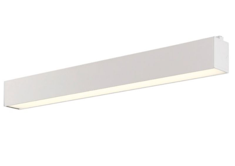 Lampa sufitowa wisząca Maxlight Linear 4305 biała nowoczesna wbudowany LED 18W 1 szt.