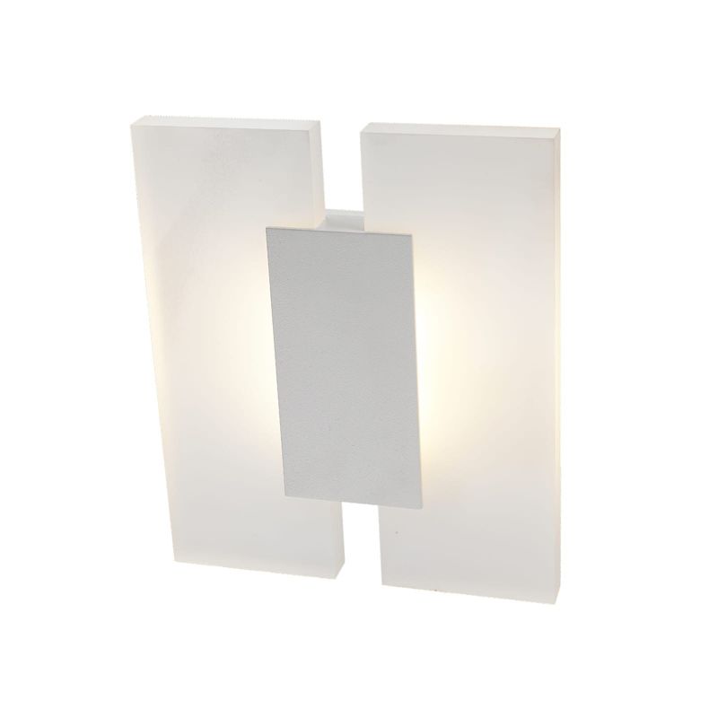Kinkiet ścienny Italux Jacob biały styl nowoczesny LED 6W 3000K 420lm IP20 wym: 20 x 17 x 5,5 cm - 1 szt.