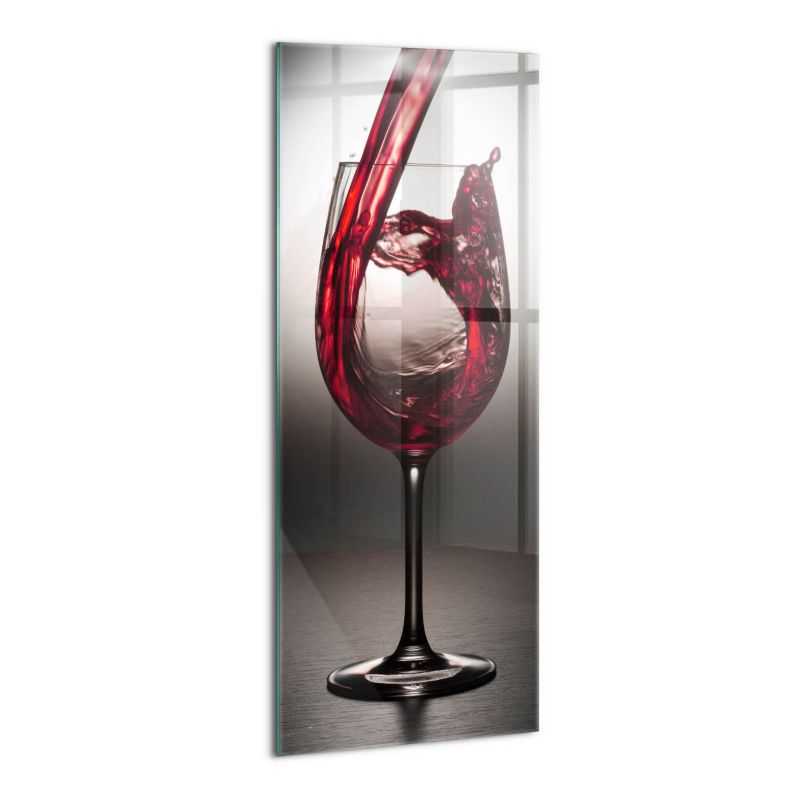 Obraz Szklany Wallfluent 50x125 cm Lampka wina 1 szt.