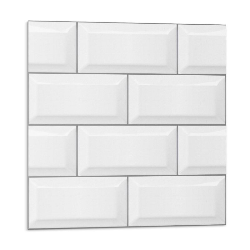 Kafelki samoprzylepne Wallfluent 30x30 cm Wzór cegieł w eleganckim wydaniu 9 szt.