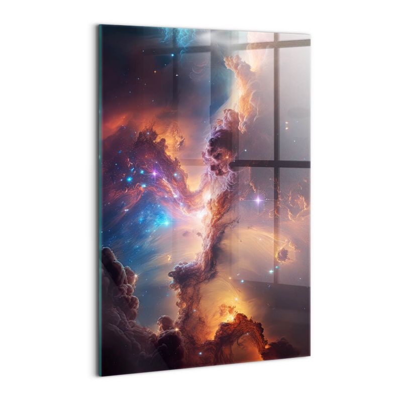 Foto Obraz Ścienny Szklany Wallfluent 40x60 cm Świat gwiazdy kosmos 1 szt.