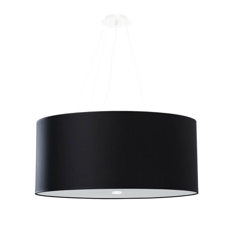 Lampa wisząca Sollux Lighting Otto 8327 czarna szerokość 60 cm 5xE27 x 1 szt.
