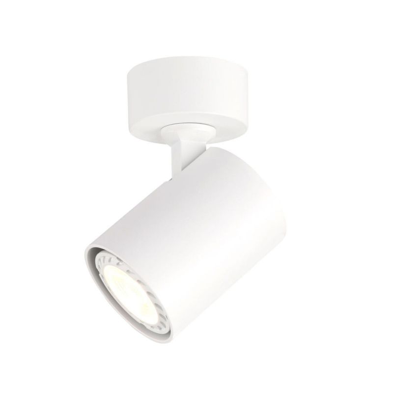 Kinkiet ścienny Italux Lumsi biały styl nowoczesny 1 x GU10 x 35W IP20 wym: 6 x 6 cm - 1 szt.