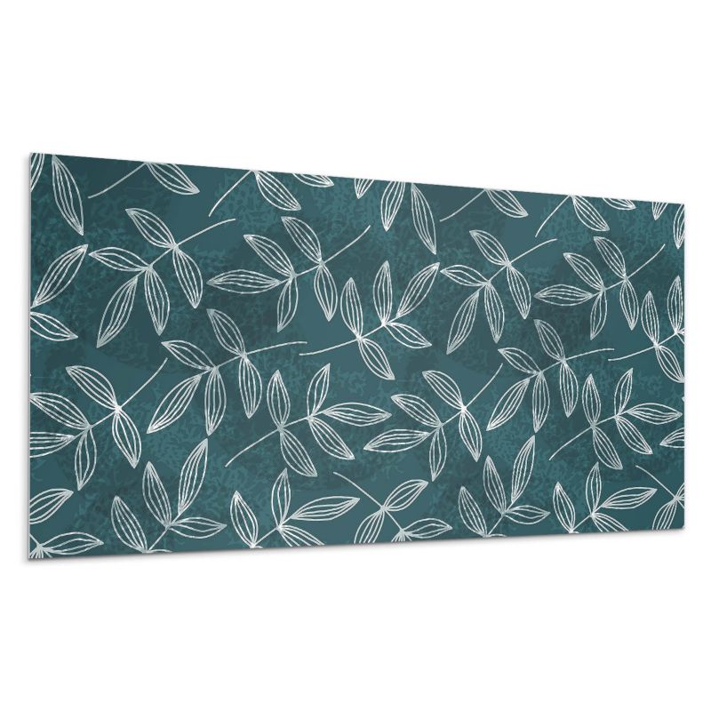 Panel samoprzylepny Wallfluent 100x50 cm Liściasty motyw z fakturą 1 szt.