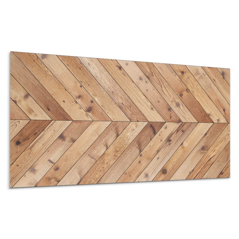 Panel samoprzylepny Wallfluent 100x50 cm Motyw desek w artystycznym układzie skośnym 1 szt.