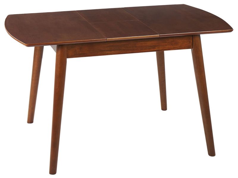 Stół do jadalni Toms 80 cm 100/130 cm Imitacja drewna Ciemne drewno 1 szt.