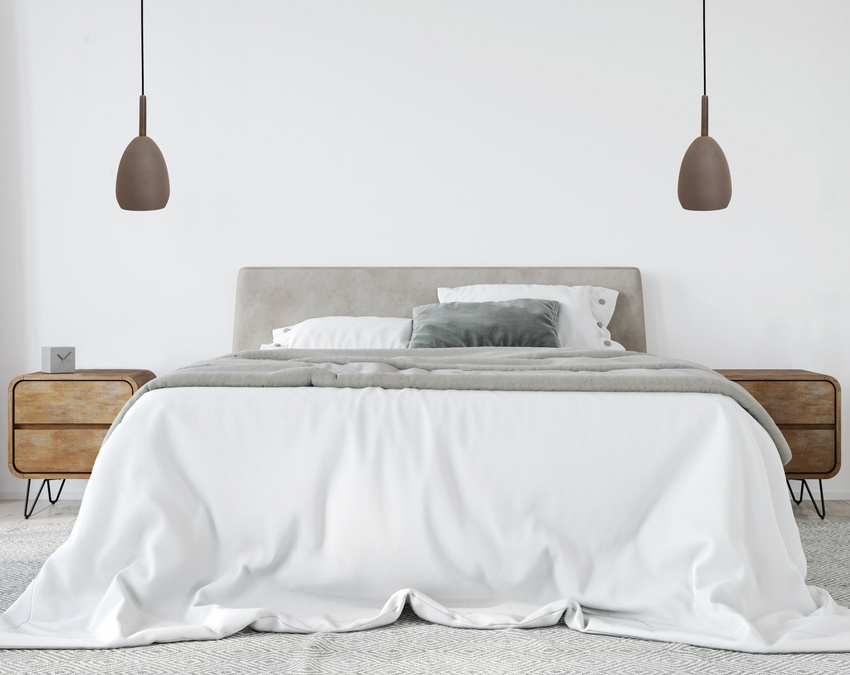 Lampa wisząca brązowa metal / drewno E27 Flen