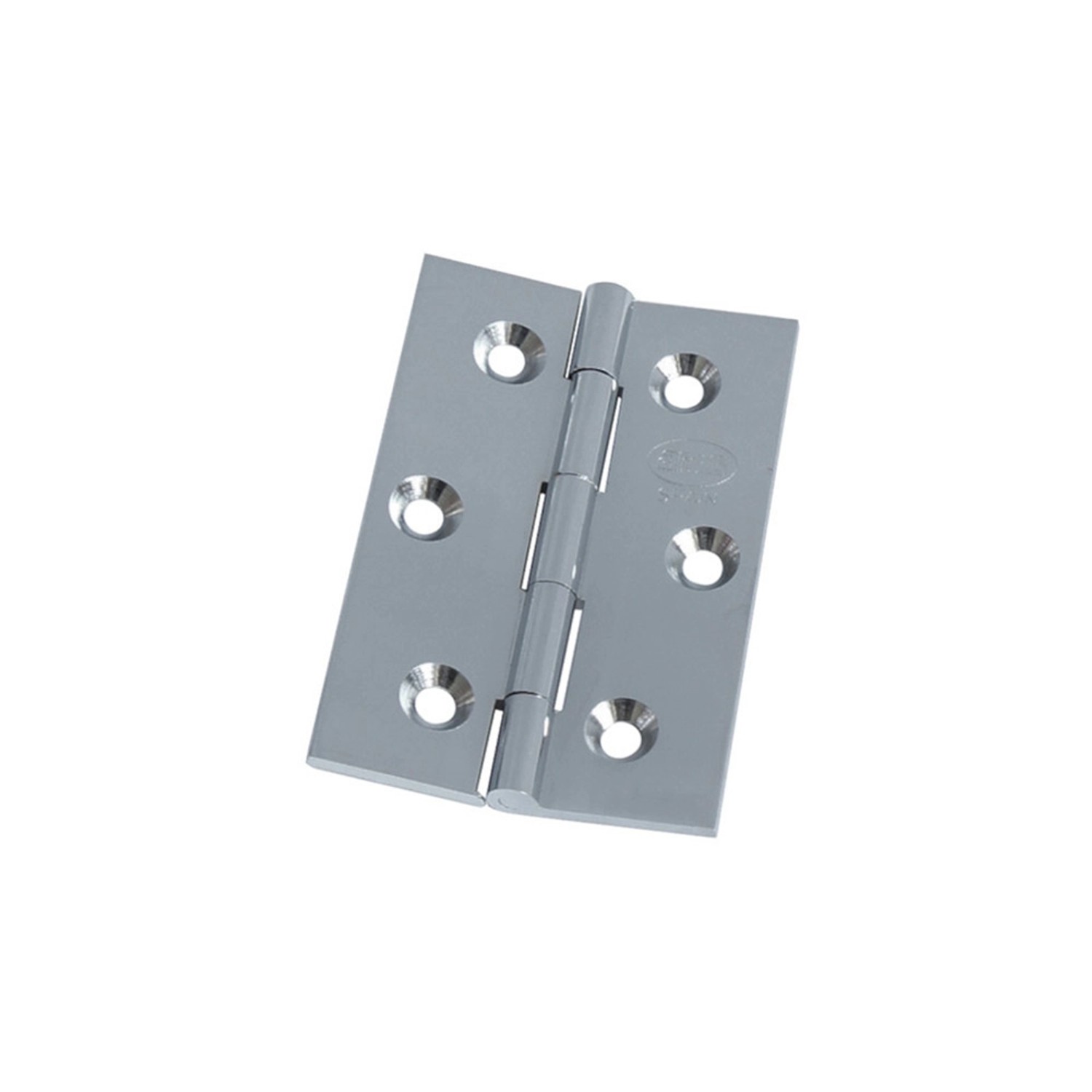 Agas Zawias meblowy mosiężny 60 x 40 x 2 mm chromowany