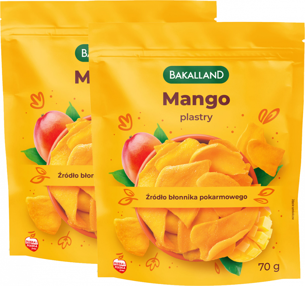2x Suszone mango Bakalland, 70g