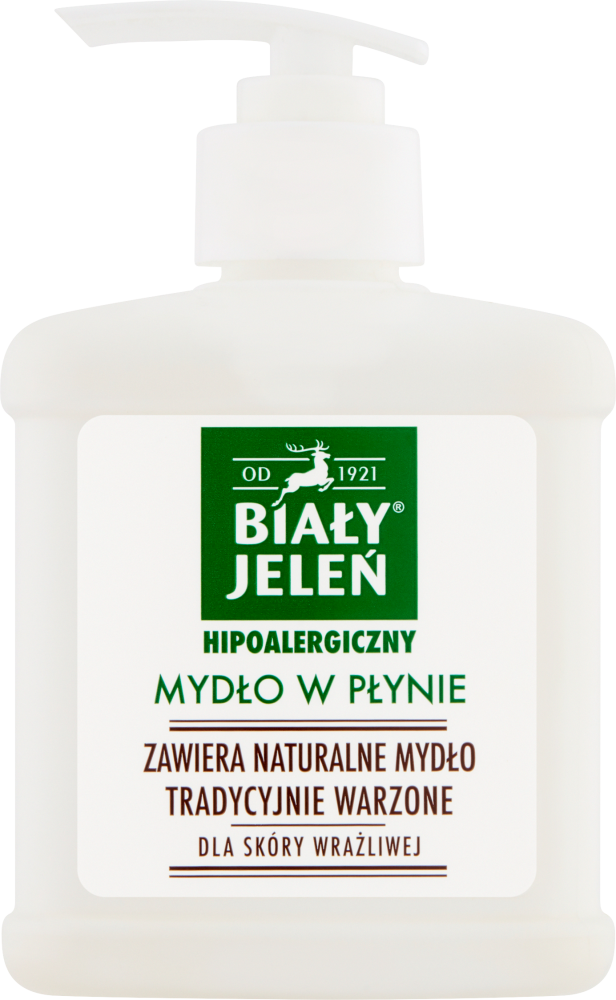 Mydło w płynie Biały Jeleń, z dozownikiem, 500 ml
