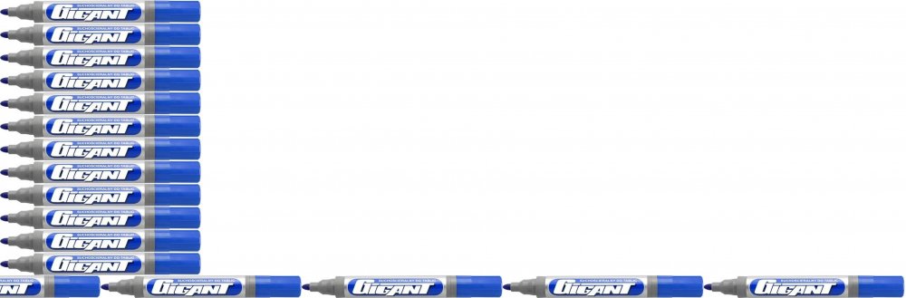 20x Marker suchościeralny Kamet, Gigant, okrągła, 3mm, niebieski