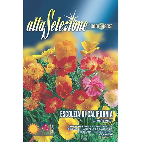 1 pac, Mac californian, mix multicolor - Semințe: Mod de ambalare: 1.5 g