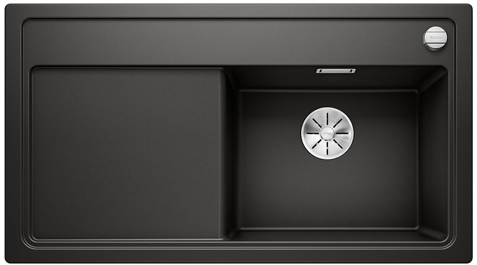 Blanco Zenar 5 S zlewozmywak 91,5x51 cm z Silgranit PuraDur prawy czarny 526046 - Wysyłka w 24h