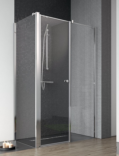 Radaway Eos II KDS drzwi prysznicowe 110 cm prawe chrom/szkło przezroczyste 3799483-01RBEZLISTWY - Wysyłka w 24h