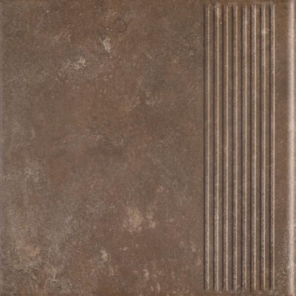 Paradyż Ilario stopnica 30x30 cm brązowa