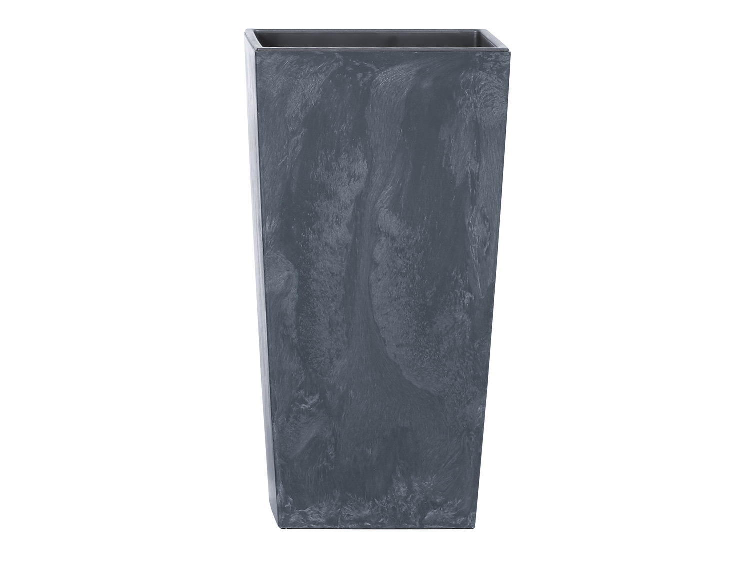 Prosperplast Donica Urbi Square, z wyjmowanym wkładem Antracyt optyka betonu, 27 x 50 x 27 cm szer. x wys. x gł.