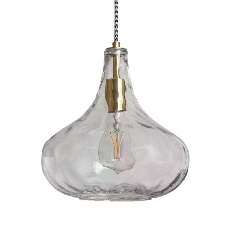 Lampa wisząca Abruzzo Pico 3183 przezroczysto-złota styl klasyczny 1xE27 x 40W 1 szt.