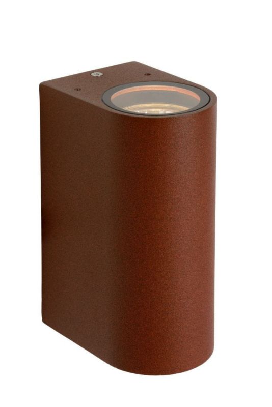 Kinkiet ścienny zewnętrzny Lucide Boogy brązowy 2 x GU10 x 35W IP44 wym: 9,3 x 6,8 x 15 cm - 1 szt.