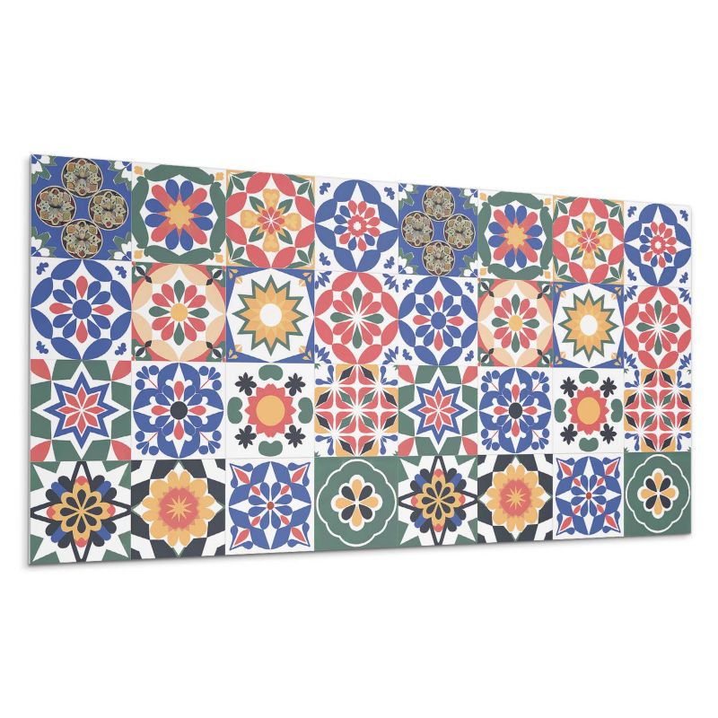 Kafelki samoprzylepne Wallfluent 40x20 cm Mozaikowe wzory w liniach 10 szt.