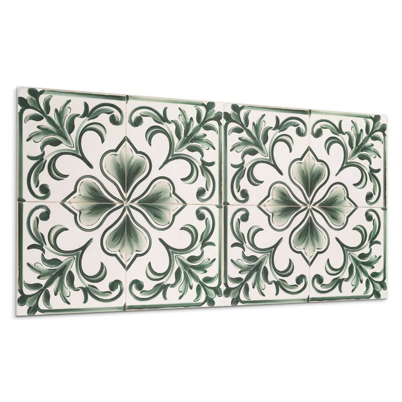 Kafelki samoprzylepne Wallfluent 40x20 cm Liście z sercami w harmonii 10 szt.