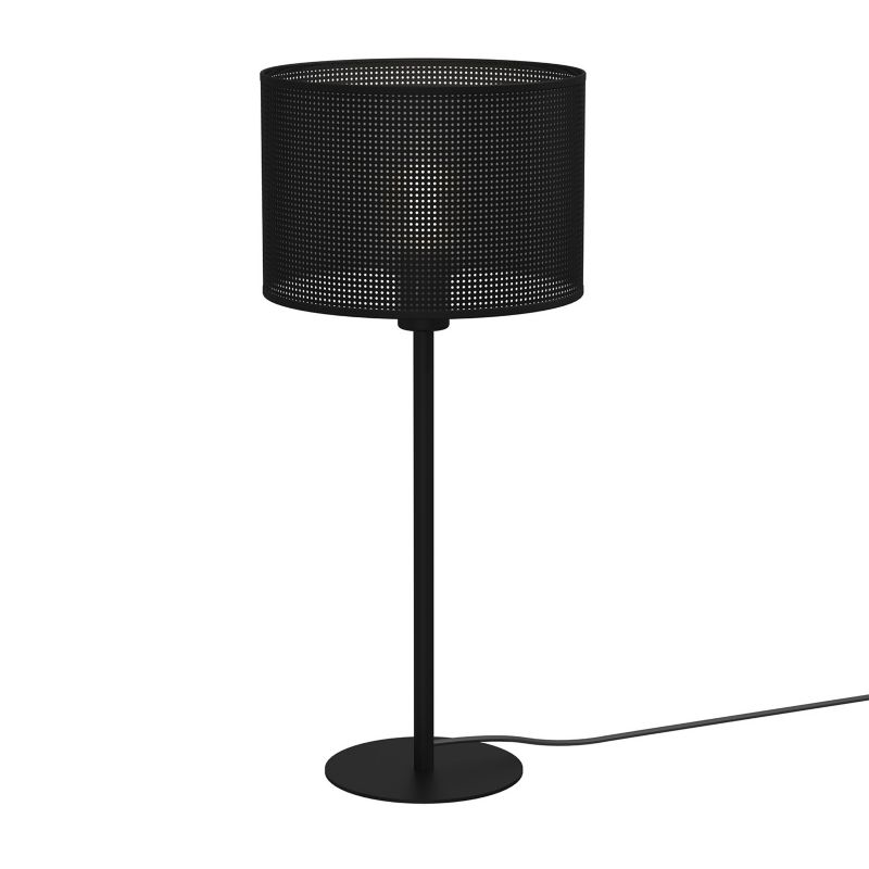 Lampka stołowa Luminex Loft Shade czarny mat 1 x E27 x 15W IP20 wym: 56 x 25 x 25 cm metal - 1 szt.