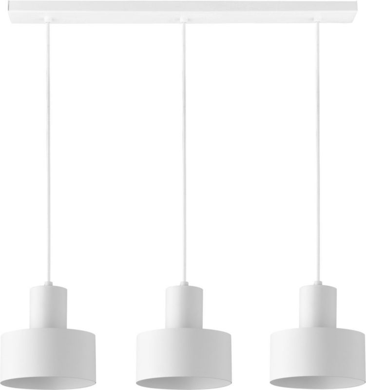 Lampa wisząca Sigma Lighting Rif 4063 biała dekoracyjna 3xE27 x 1 szt.
