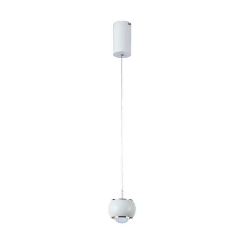 Lampa wisząca V-TAC Vt-7830 biała wym: 123 x 10 x 10 cm wbudowany LED 9W 4000K 1000lm 1 szt.