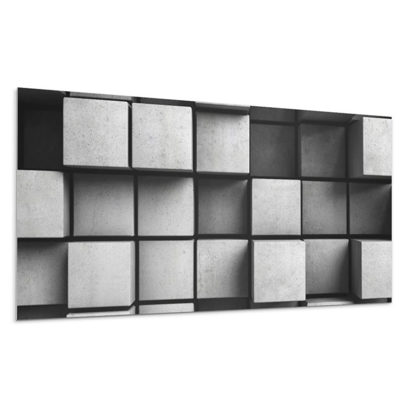 Panel samoprzylepny Wallfluent 120x60 cm Blokowe Wzory w Geometrii 1 szt.
