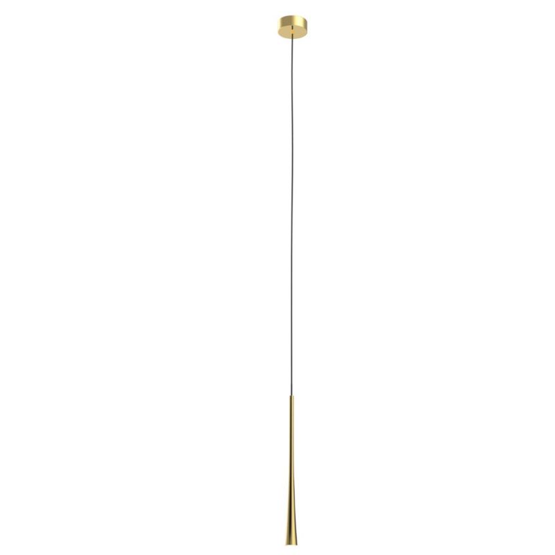 Lampa wisząca Maxlight Coffee 2249 złota minimalistyczna wbudowany LED 7W 1 szt.