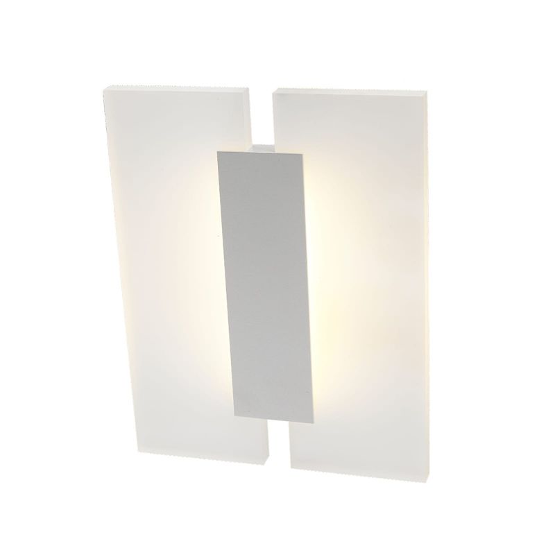 Kinkiet ścienny Italux Jacob biały styl nowoczesny LED 12W 3000K 840lm IP20 wym: 28 x 22 x 5,5 cm - 1 szt.