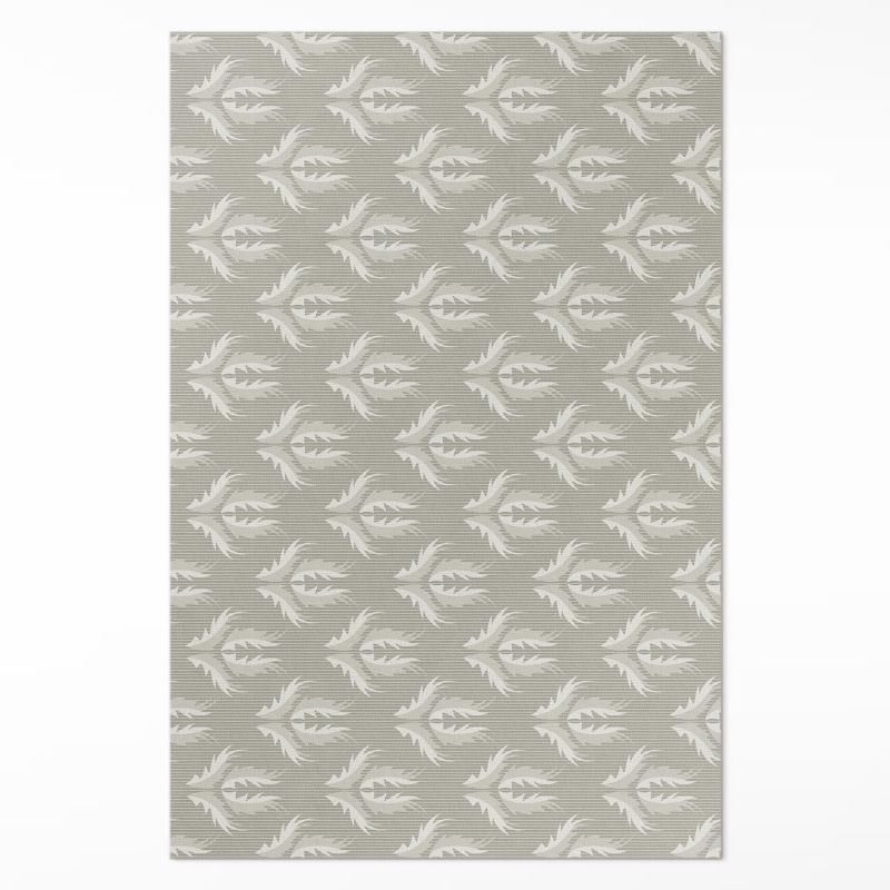 Ozdobna Wykładzina Winylowa Wallfluent 150x225 cm Ornamenty roślinne regularny wzór 1 szt.