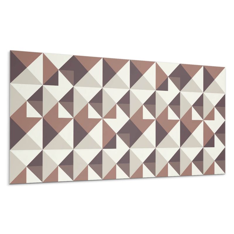 Panel samoprzylepny Wallfluent 100x50 cm Trójkątny motyw w nowoczesnym wzorze 1 szt.