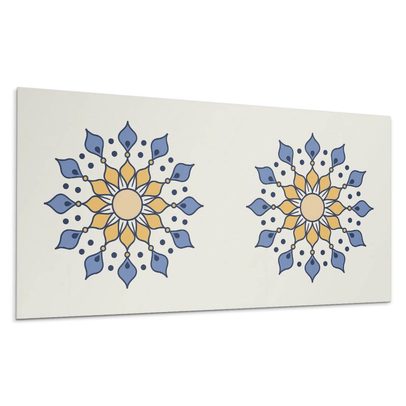 Panel samoprzylepny Wallfluent 120x60 cm Wzór mandali z kwiatowymi detalami 1 szt.