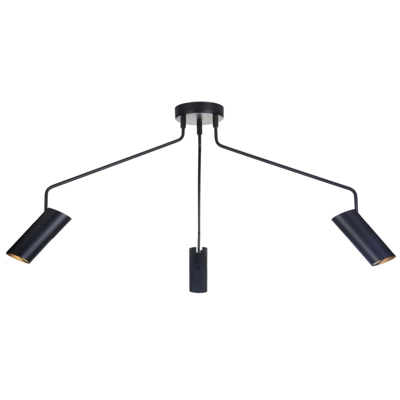 Lampa sufitowa wisząca Light Prestige Futuro 7148 czarna szerokość 73 cm 3xGU10 x 35W 1 szt.