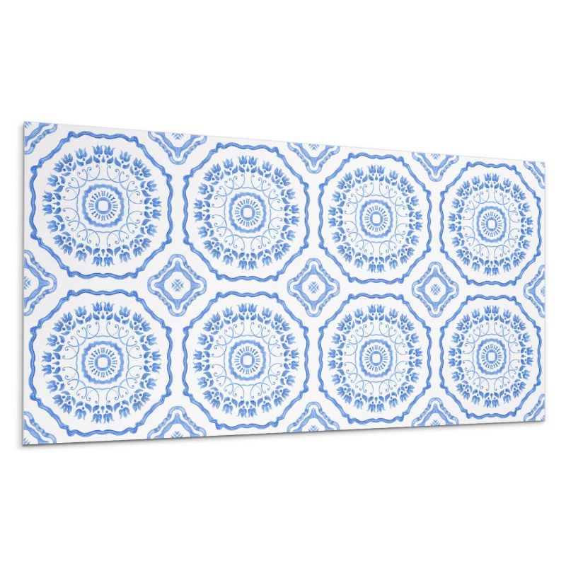 Kafelki samoprzylepne Wallfluent 60x30 cm Okrągły motyw florystyczny 6 szt.