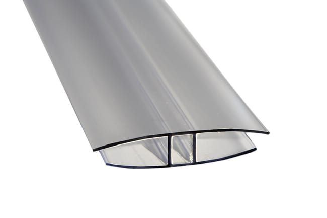 Profil łączeniowy Polyxo "H" 10mm/2000 mm do płyt z poliwęglanu 1 szt.
