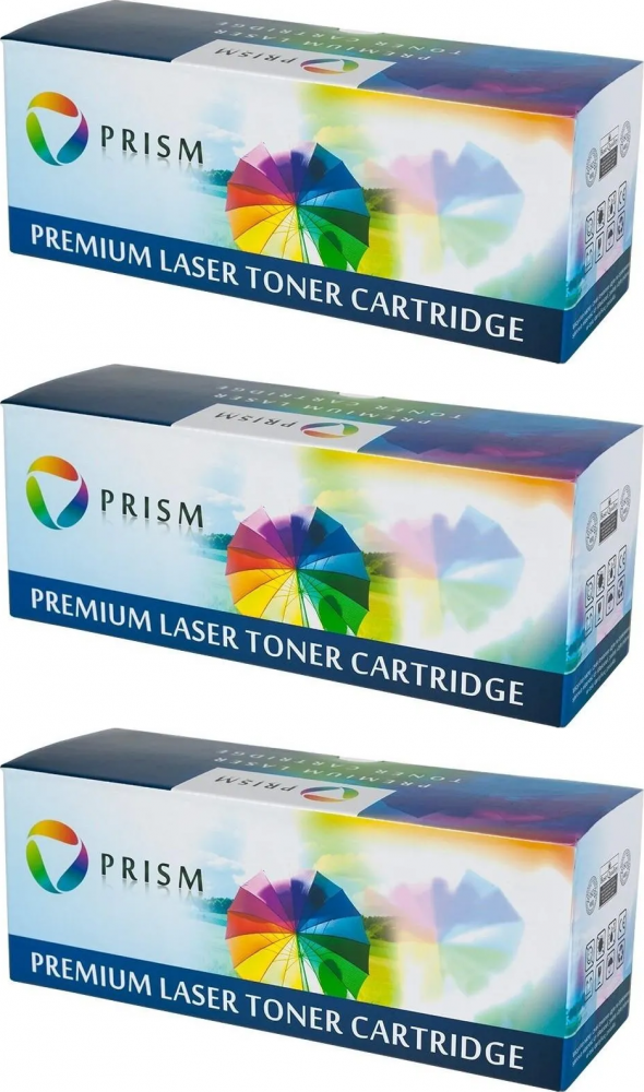 3x Toner Prism 125A (CB542A) 1400 stron, yellow (żółty)