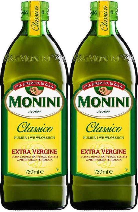 2x Oliwa z oliwek Extra Virgin Classico Monini, 750ml