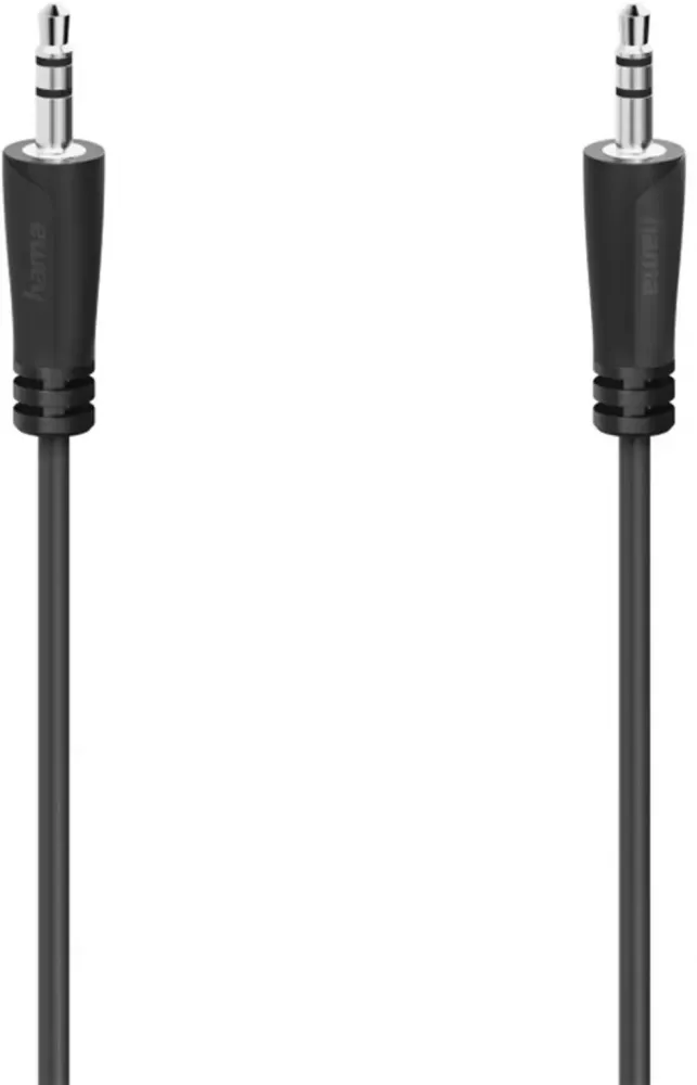 Kabel Hama mini Jack 3.5mm - mini Jack 3.5mm, 3m, czarny