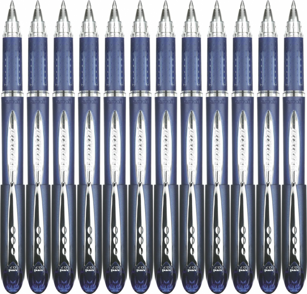 12x Pióro kulkowe Uni, SX-217 Jetstream, 0.7mm, niebieski