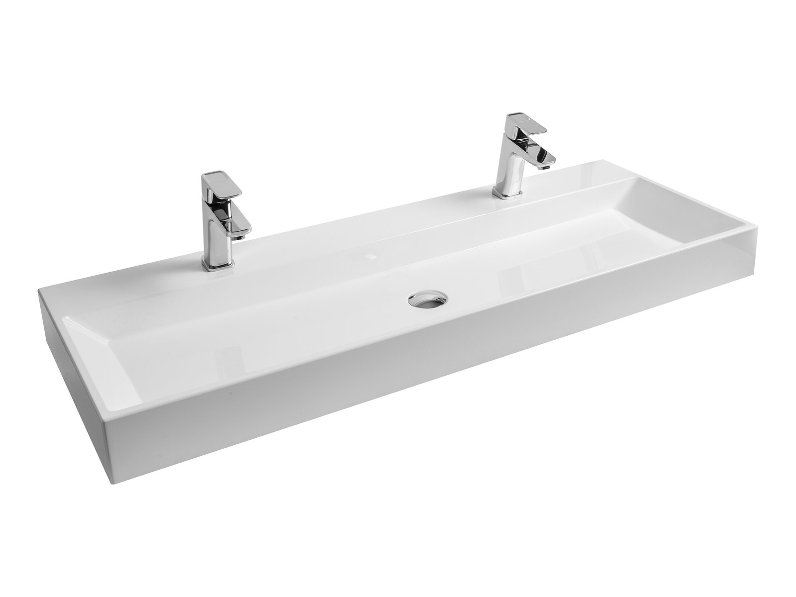 Ravak Natural Duo 1200 umywalka 120x45 cm ścienna biała XJO01212000
