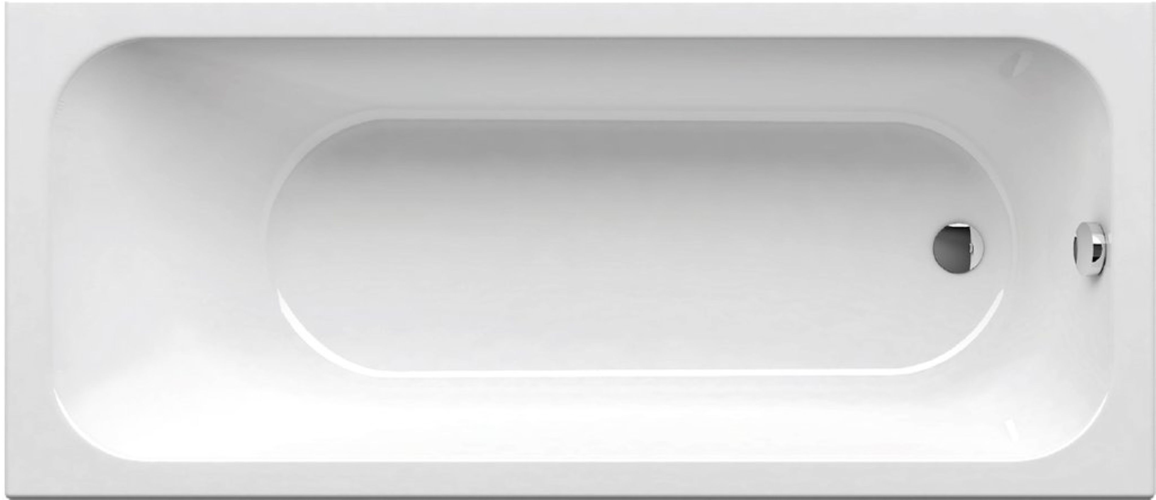 Darmowa Dostawa - Wanna prostokątna Slim 150x70 cm biała Ravak Chrome Slim C721300000
