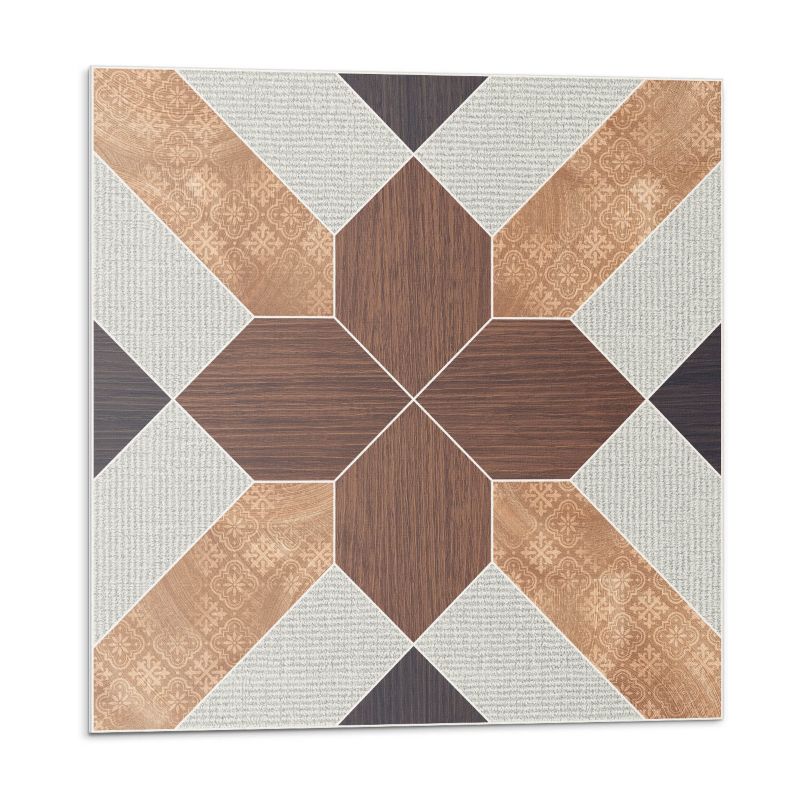 Kafelki samoprzylepne Wallfluent 50x50 cm Abstrakcyjny motyw geometryczny 4 szt.