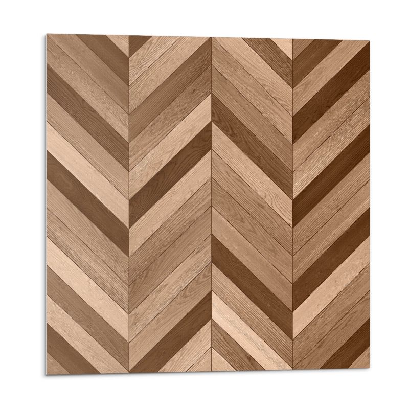 Kafelki samoprzylepne Wallfluent 20x20 cm Wzór jodełkowy inspirowany drewnem 20 szt.