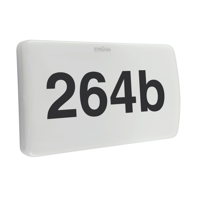 Kinkiet ścienny zewnętrzny Struhm Morgan biały LED 7W 4100K 650lm IP65 wym: 19,5 x 30 x 5,2 cm tworzywo sztuczne - 1 szt.
