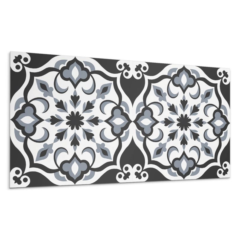 Panel samoprzylepny Wallfluent 120x60 cm Ornamentowy wzór kwiatowy 1 szt.