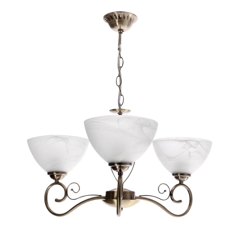 Lampa wisząca Candellux Lighting Horizon 3 x E14 patyna